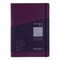 Fabriano Ecoqua Plus Hidden Spiral-Bound Notebook - Wine, 11-7/10" x 8-1/4", Dot Grid